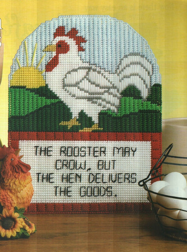 The hen delivers sign - hen,