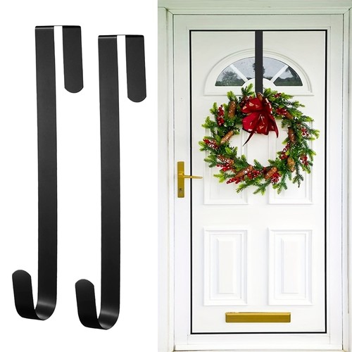 Over door metal - metal, wreath