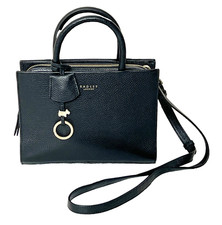 Radley Multiway Cross Body Bag Small ARLINGTON COURT Black Leather Used RRP 209