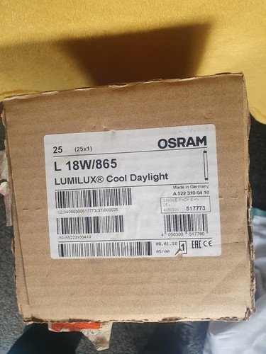 New osram f18w 865 - 10, f18w/865