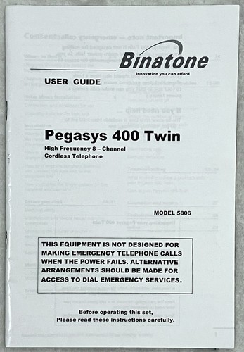 Vintage binatone pegasys - vintage,
