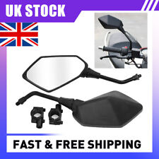 7/8" Handlebar Clamp Motorcycle Rear View Side Mirror Motorbike ATV Scooter 22mm