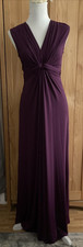 BNWT Stella Morgan Purple Stretch Long Dress In Size UK S