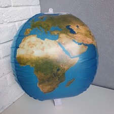 Large Globe Balloon Inflatable Planet Earth World Map Balloon 22"