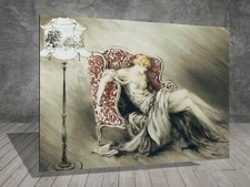 Louis Icart Laziness CANVAS