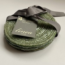 Set of 4 Green Halo Coasters