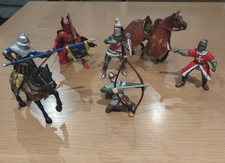 Papo Schleich ELC Medieval Knights Horses Toy Figures Bundle Fantasy 