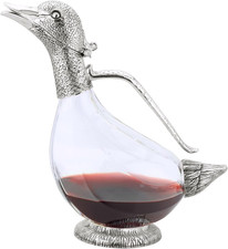 Elegant Silverplated Duck