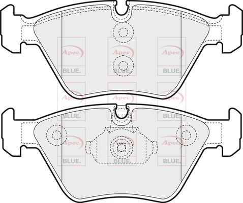 Front axle brake - front, pads