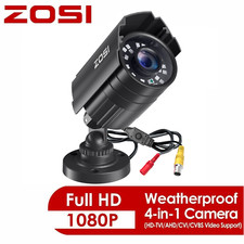 ZOSI 1080P CCTV Security Camera 4in1 3000TVL HD Outdoor 80FT Night Vision