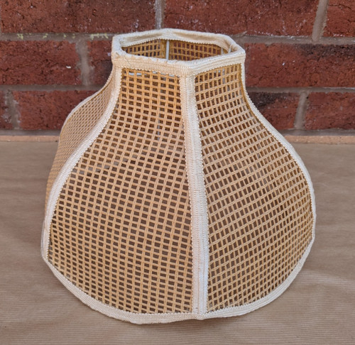 Vintage rattan light shade - vintage,