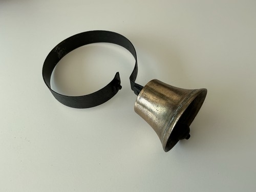 Antique brass door bell - brass,
