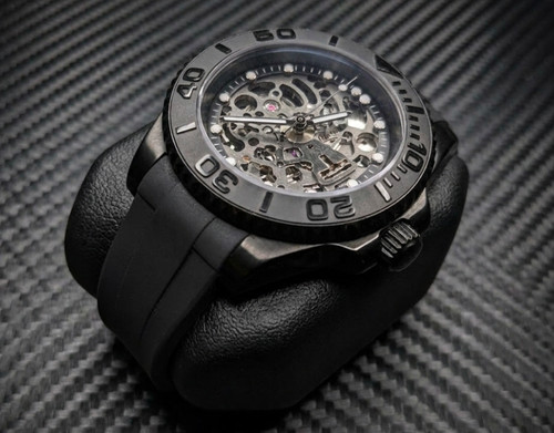 Custom mod 40mm skeleton diver - mod,
