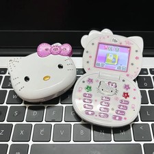 Hello Kitty K688 Flip Cute Lovely Small Mini Phone Unlocked For Women Girls Kids
