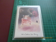 ERIKA OLLER x 5 NOT A CREATURE WAS STIRRING NEW/SEALED CHRISTMAS CARDS *READ*