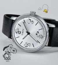Timex Watch Mens Gents Marlin X Peanuts Sketch Automatic TW2W54000 RRP £230