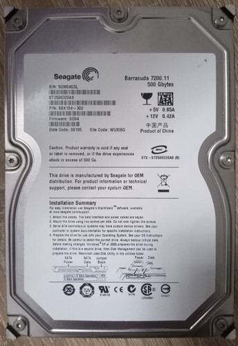 St3500830as seagate barracuda - st3500830as,