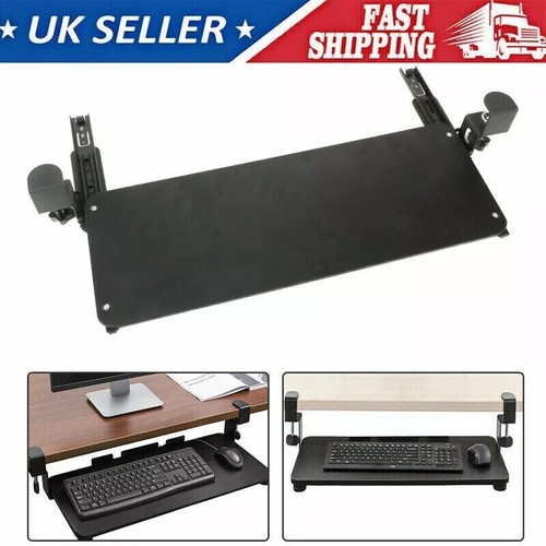 Keyboard tray under desk - under, pull