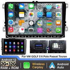 For VW GOLF MK5 MK6 9" Apple