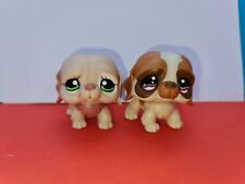 Authentic Littlest Pet Shop #1118 and #1040 Saint Bernard Dog LPS
