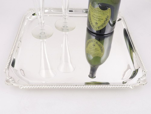 Antique silver plated drinks - antique,