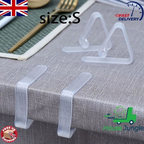 Table cloth clips clear - clear, 10