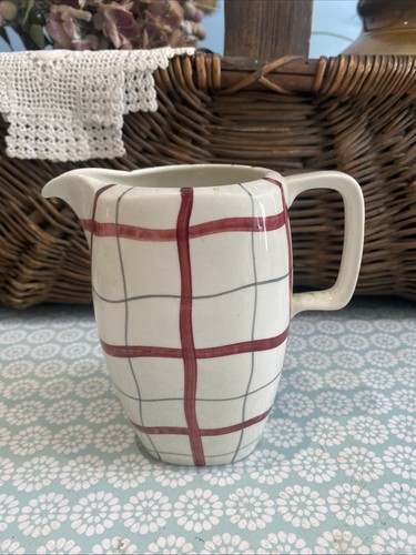 Vintage red striped homeweave - vintage,