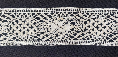 Antique blonde silk handmade - antique,