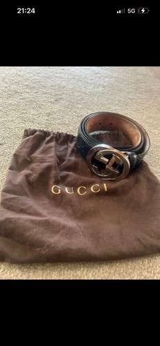 Authentic gucci buckle belt - authentic, gg