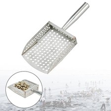 Stainless Steel Sand Scoop Sturdy Sieve for Beach Metal Detecting Seaside