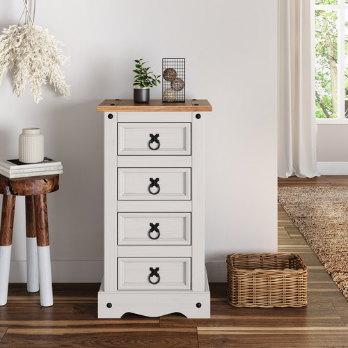 Corona bedside table cabinet - bedside, 4