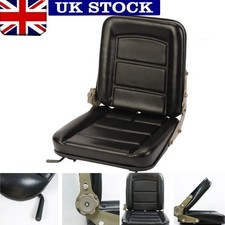 Universal Waterproof Tractor Seat Adjustable Forklift Digger Mower Dumper Black