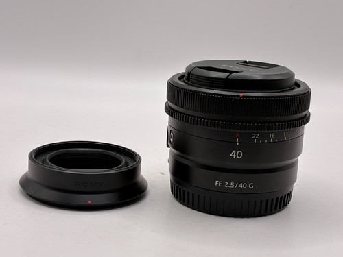 Sony sel40f25g 40mm 5 - f/2.5, g