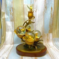 Rare Disney Peter Pan Tinkerbell And The Fairy House Snow Globe 33.5cm