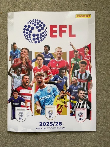 Panini efl 2025 - 2025/26, stickers