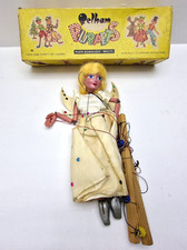 Vintage Pelham Puppets Fairy Marionette With Box Handmade England 1950s
