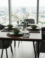 12 Piece Green Kya Dinnerware Dinner Set by Next