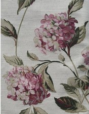 Beautiful Laura Ashley fabric in classic hydrangea pattern pink 10 meters.