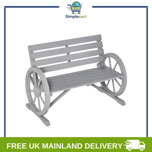 Seater garden bench outdoor - 2,