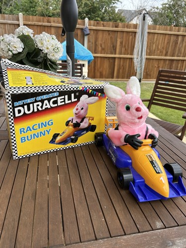 Duracell racing bunny with - racing,
