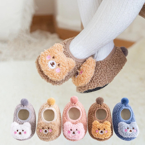 Bear baby socks warm shoes - bear,