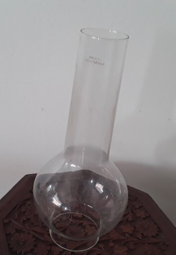Vintage glass lamp - vintage,