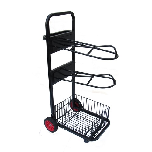 Double saddle rack trolley - saddle,