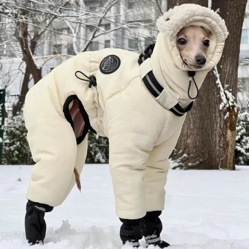 Fleece warm winter dog jacket - warm,