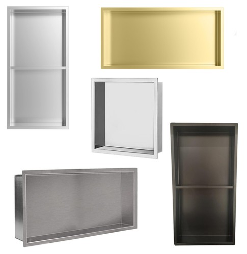 Shower niche stainless steel - shower,