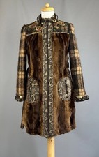 Desigual Tan Faux Fur