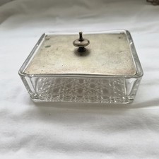 Vtg Crystal  Butter/Bonbon