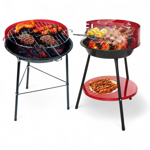 Portable round kettle charcoal - portable,