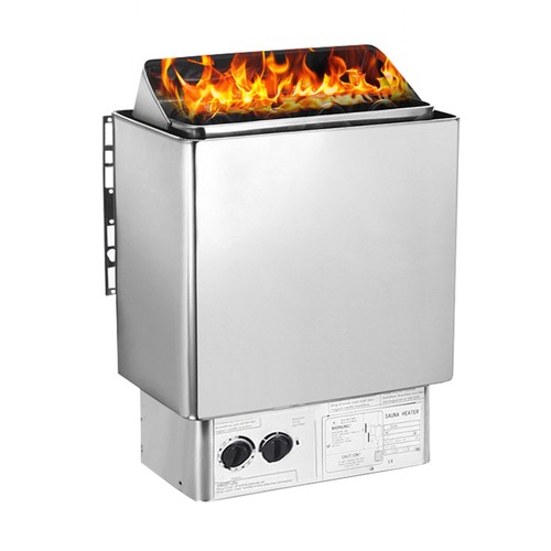 Stainless steel sauna heater - steel,