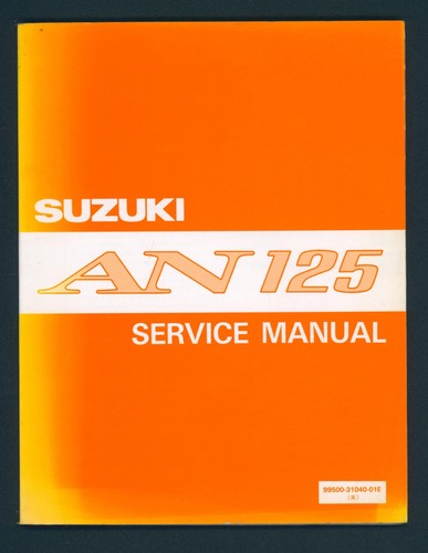 Suzuki an125 scooter manual - an125,